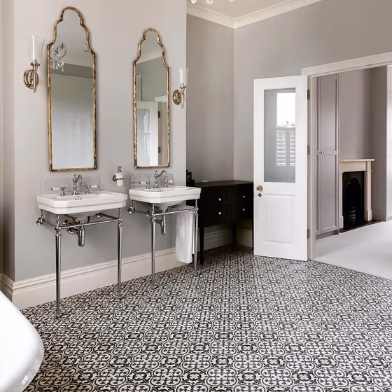 Farrow and Ball Dimpse bathroom paint