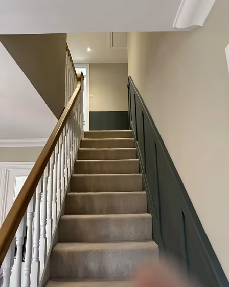 Farrow and Ball Douter wall panelling color