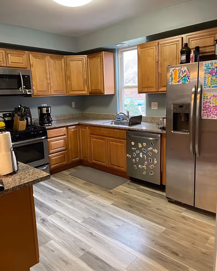 Sherwin Williams Dutch Tile Blue kitchen paint