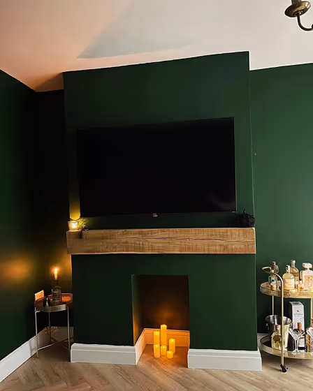 Dulux Everglade Forest living room interior idea