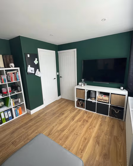 Dulux Everglade Forest living room photo