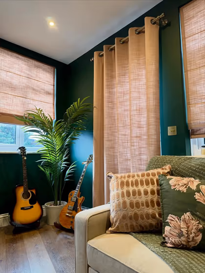 Dulux Everglade Forest living room interior