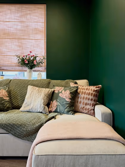 Dulux Everglade Forest living room paint review