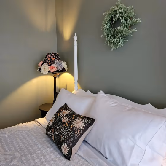 Sherwin Williams Evergreen Fog Bedroom