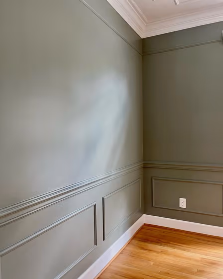 Sherwin Williams Evergreen Fog Wall Paint