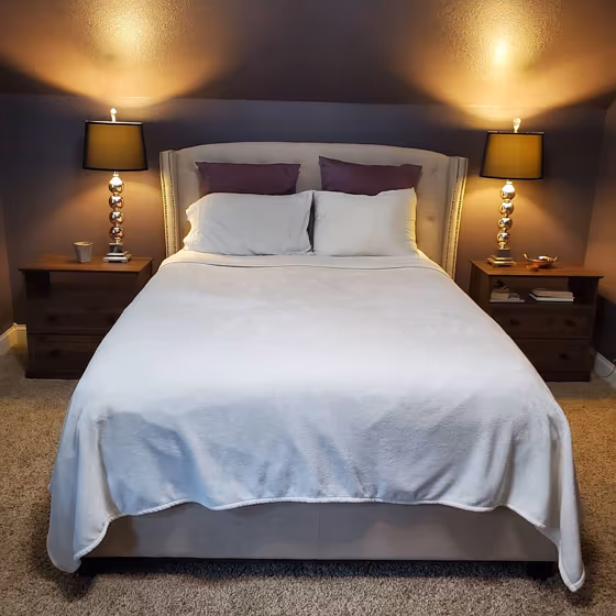 Exclusive Plum Bedroom