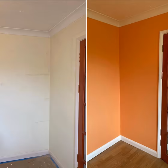 Dulux Fandango Fun wall paint makeover