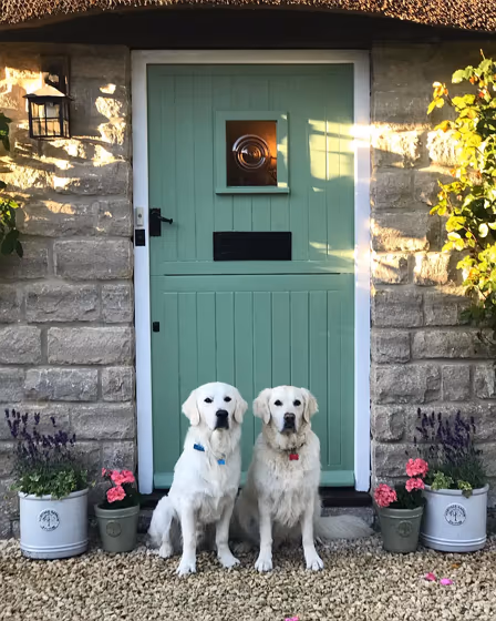 Breakfast Room Green front door color