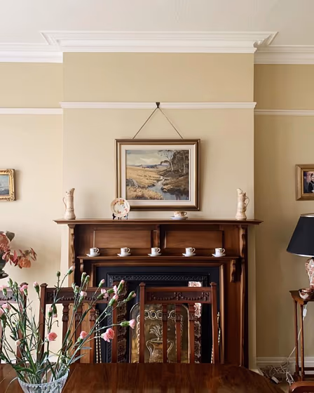 Farrow and Ball Cord 16 living room