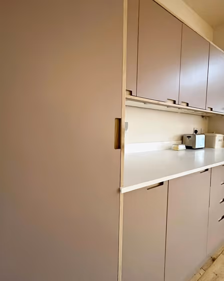 Farrow and Ball Dead Salmon kitchen cabinets paint review