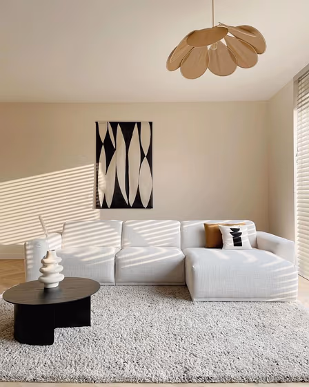 Scandinavian minimalism Farrow and Ball Dimity color