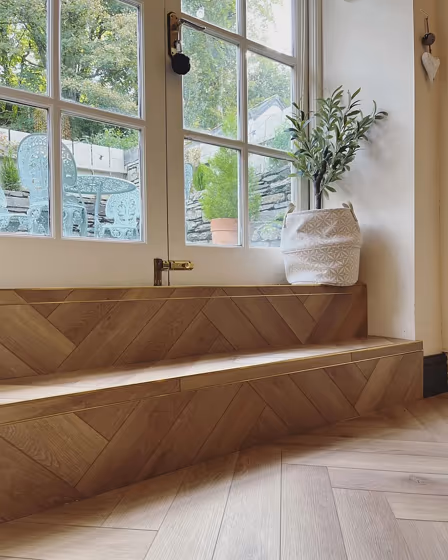 Farrow and Ball Dimity living room picture