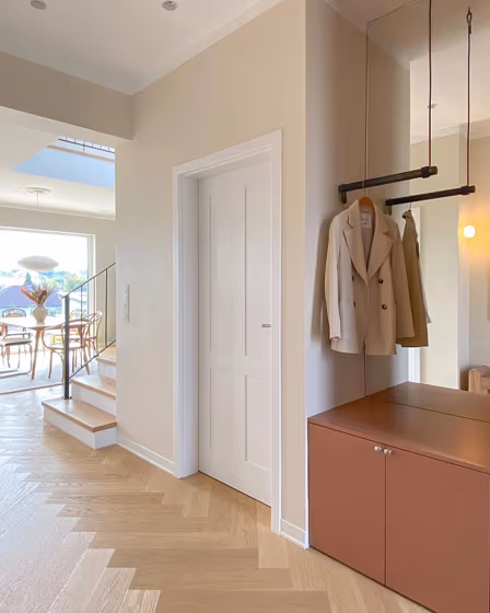 Beige interior Farrow and Ball Dimity paint review