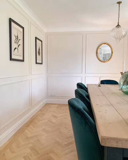 Farrow and Ball Dimity living room paint review