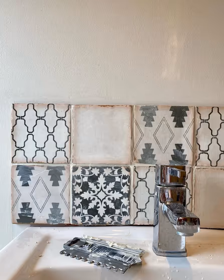 Farrow and Ball Dimity bathroom paint