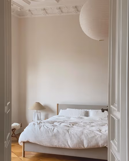 Farrow and Ball Dimity bedroom paint review