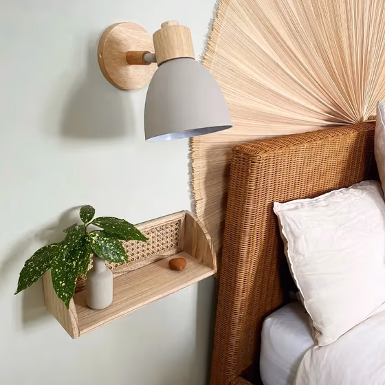 Farrow and Ball Eddy 301 scandi bedroom wall