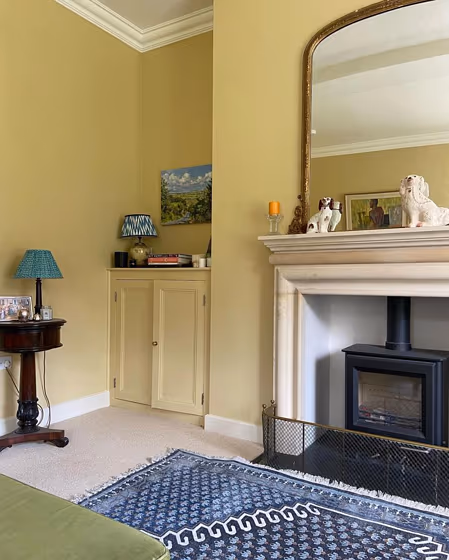 Farrow and Ball Hay 37 living room