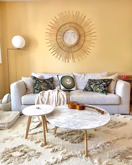 Farrow and Ball Hay 37 living room