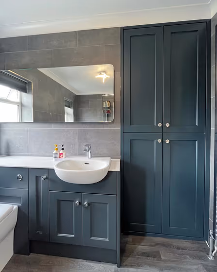 Hopper Head bathroom vanity color