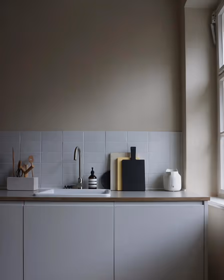 Farrow and Ball Joa's White kitchen paint