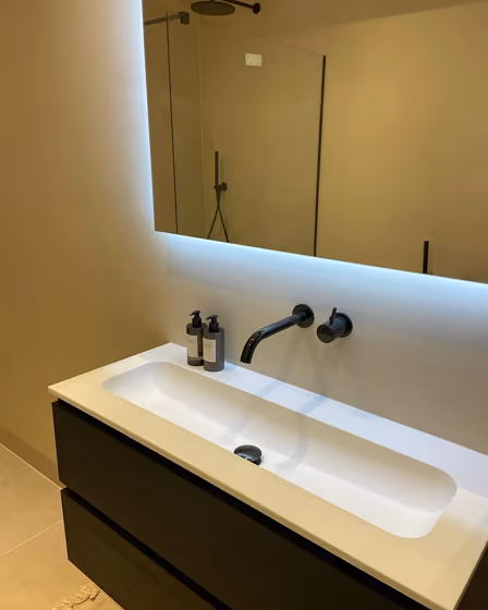 Joa's White scandinavian bathroom paint