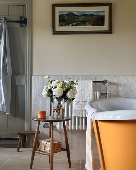 Joa's White stylish bathroom color