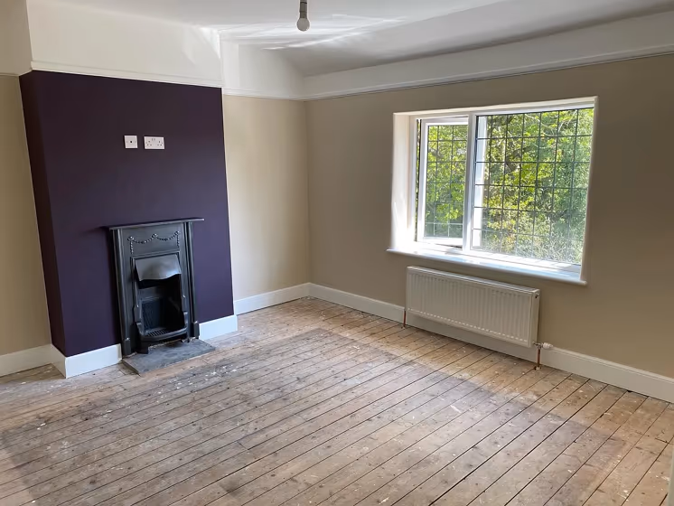Farrow and Ball Joa's White victorian living room makeover