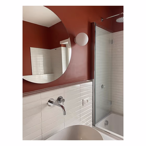 Farrow and Ball Picture Gallery Red 42 bathroom