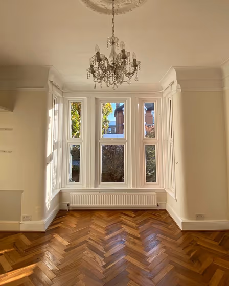 Farrow and Ball Pointing 2003 living room