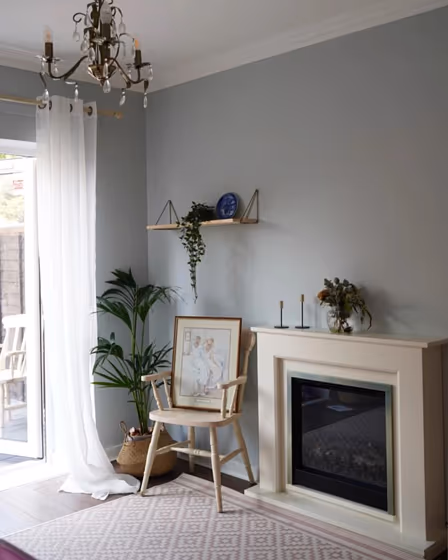 Farrow and Ball Skylight 205 living room