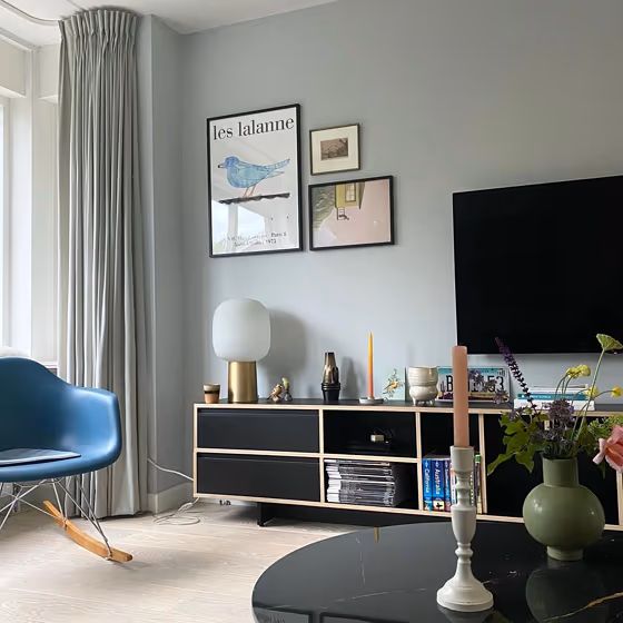 Farrow and Ball Skylight 205 living room