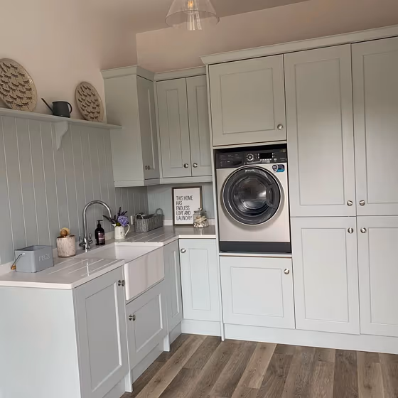 Farrow and Ball Skylight 205 utility room