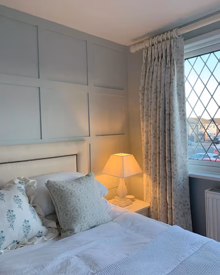 Farrow and Ball Skylight 205 bedroom