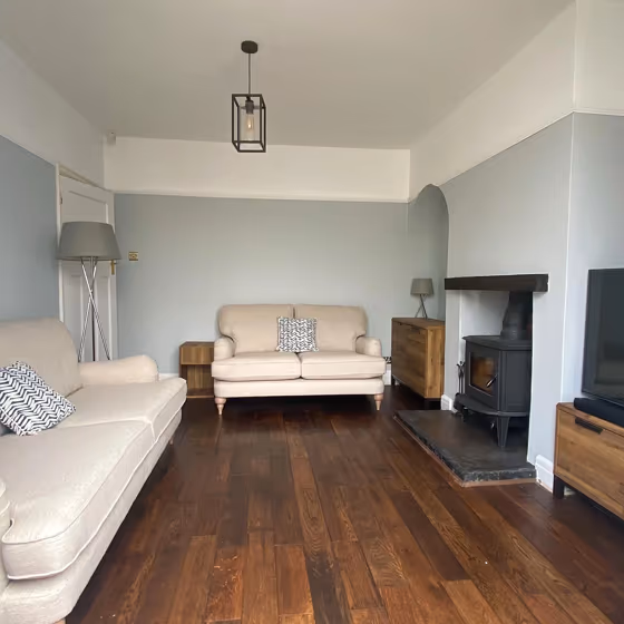 Farrow and Ball Skylight 205 living room