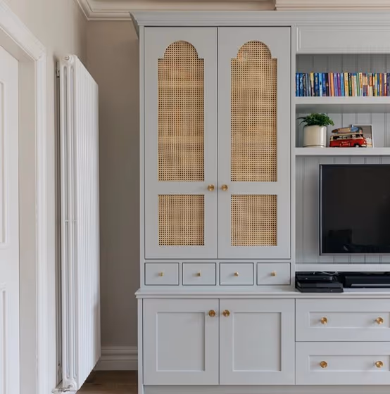 Farrow and Ball Skylight 205 painted storage