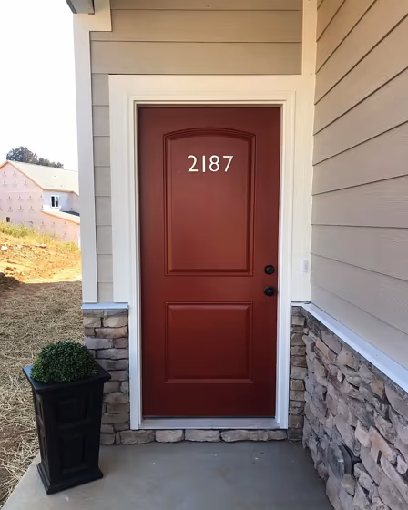 Sherwin Williams Fireweed Front Door