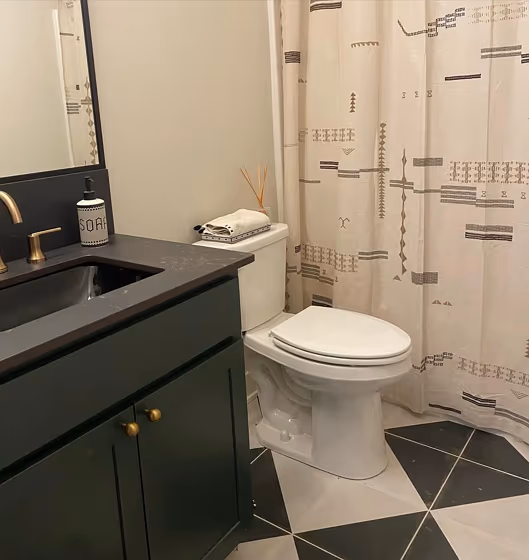 SW Foxhall Green bathroom vanity color