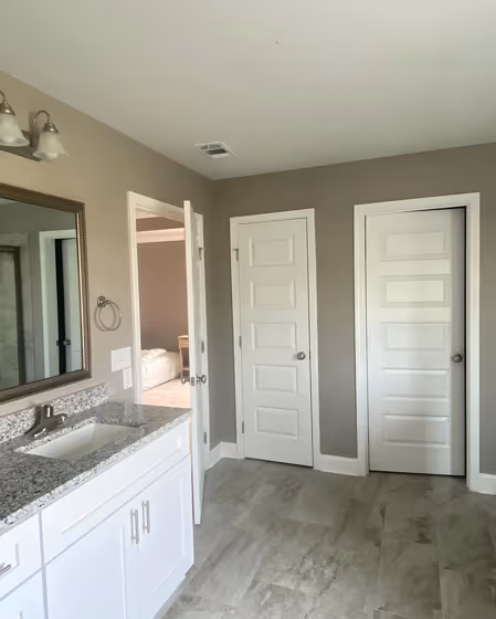 Sherwin Williams Functional Gray Bathroom