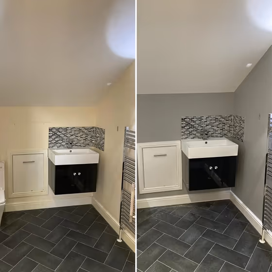 Dulux Goosewing bathroom makeover