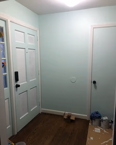 Green Trance hallway paint review