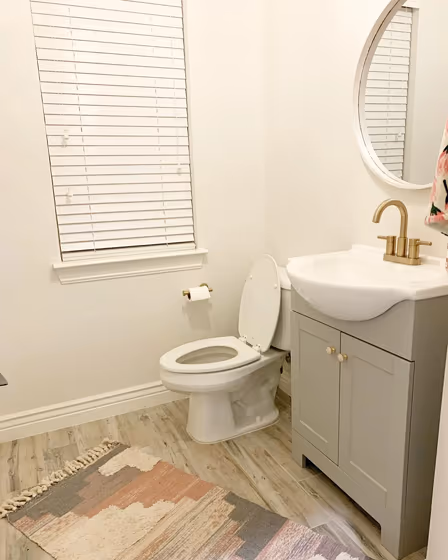 SW Heron Plume bathroom color