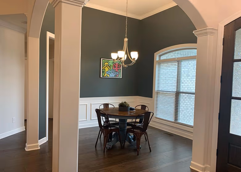 Sherwin Williams Homburg Gray Dining Room