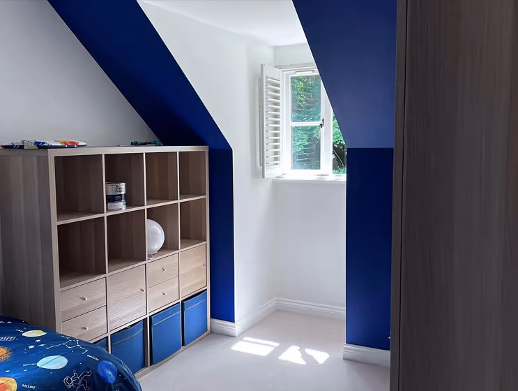 Dulux Honest Indigo kids' room color