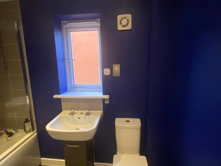 Dulux Honest Indigo bathroom review