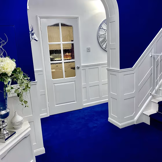 Dulux Honest Indigo hallway color