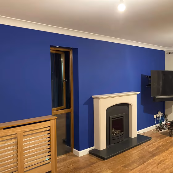 Dulux Honest Indigo living room paint review