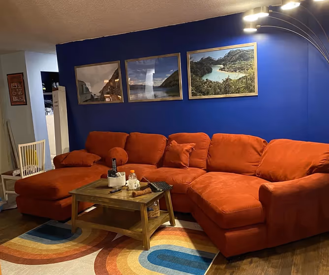 Honorable Blue Living Room