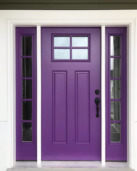 Sherwin Williams Impulsive Purple Front Door