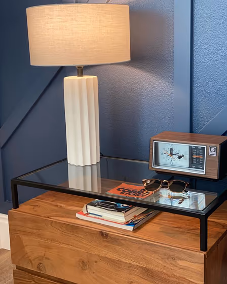 Sherwin Williams Indigo Batik Living Room